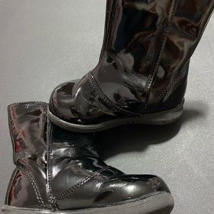 Toddler girl black boots